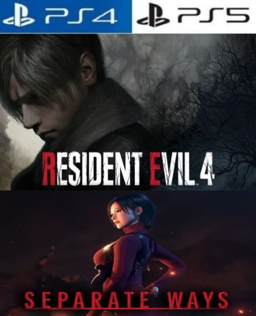 Resident Evil 4 REMAKE + DLC Separate Ways PS4 PS5 Aluguel 15 Dias - Pt-Br - Original